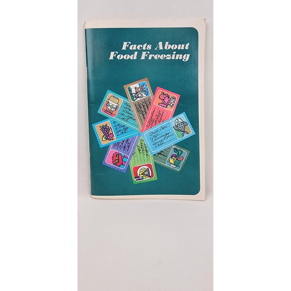 VINTAGE Facts About Food Freezing Electric Energy Association Charts Vegetables